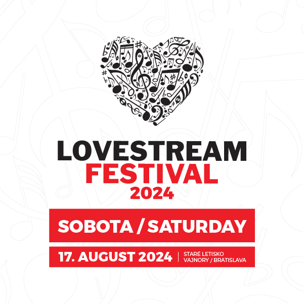 LOVESTREAM Festival 2024 - 1-dňová Sobota