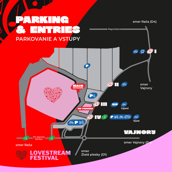 LOVESTREAM Festival 2026 - Parking