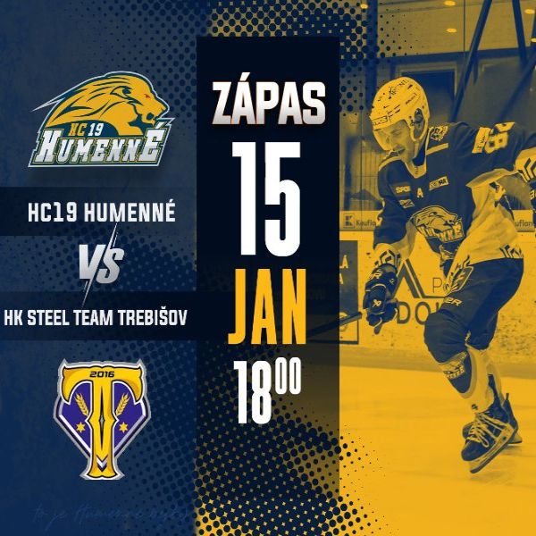 HC 19 Humenné vs HK STEEL TEAM Trebišov