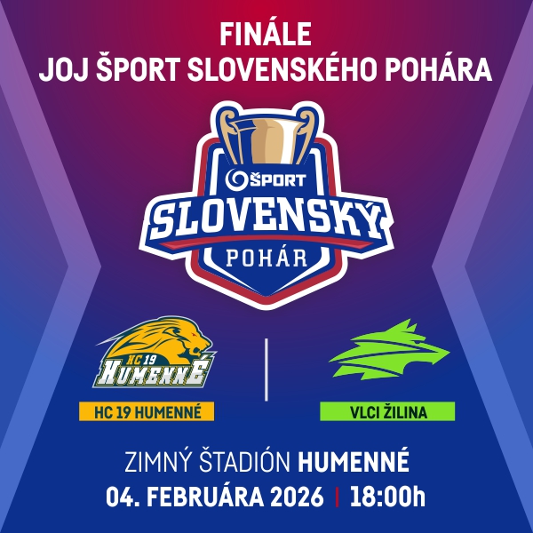 Finálový zápas JOJ Šport Slovenského pohára 2025-2026