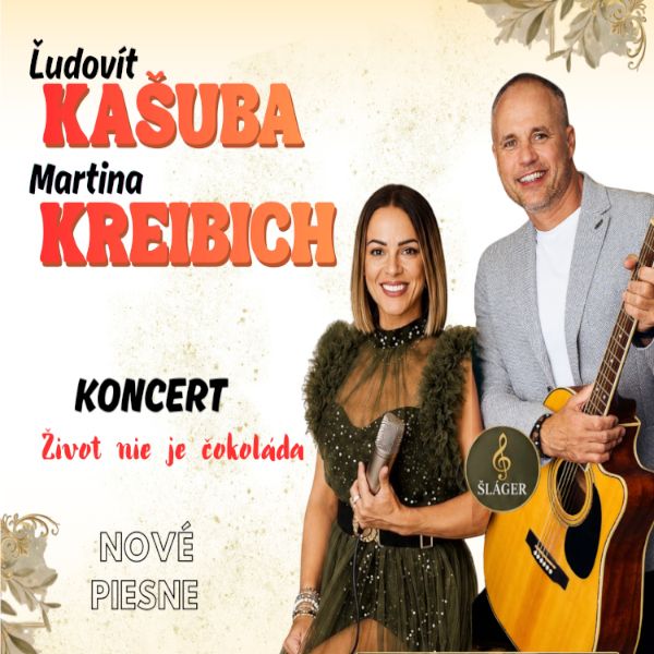 Koncert Ľudovít Kašuba a Martina Kreibich