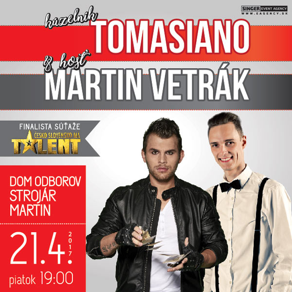 Večer plný mágie s Tomasianom