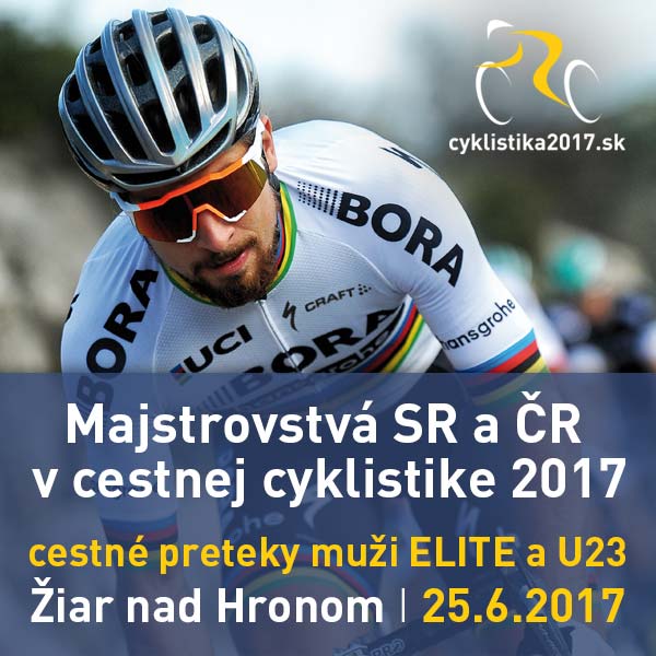 MAJSTROVSTVÁ SR A ČR V CESTNEJ CYKLISTIKE 2017