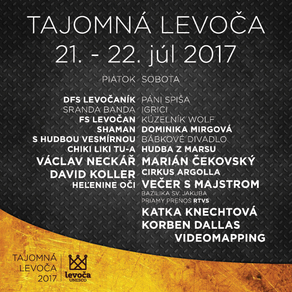 TAJOMNÁ LEVOČA 2017