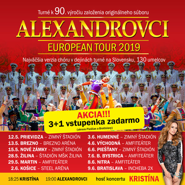 ALEXANDROVCI EUROPEAN TOUR 2019