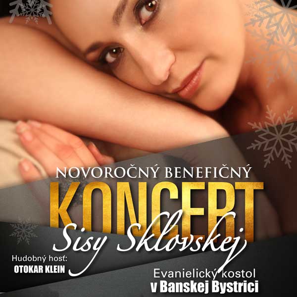 Novoročný benefičný koncert Sisy Sklovskej