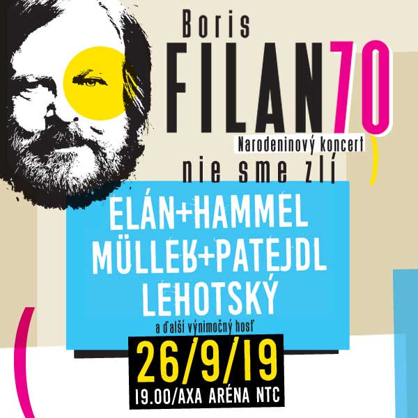 BORIS FILAN 70 / Narodeninový koncert