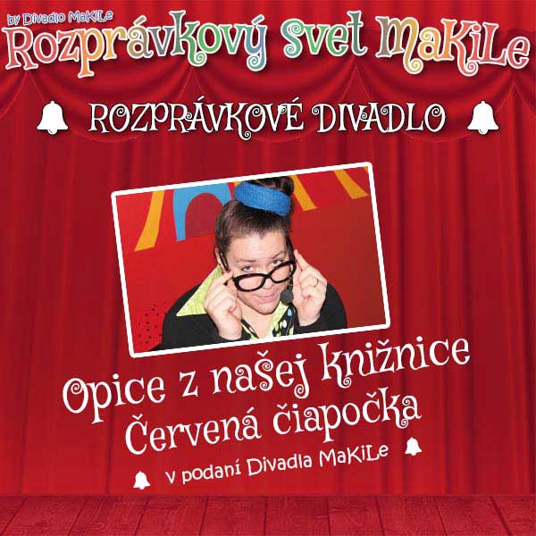 Opice z našej knižnice - Červená Čiapočka