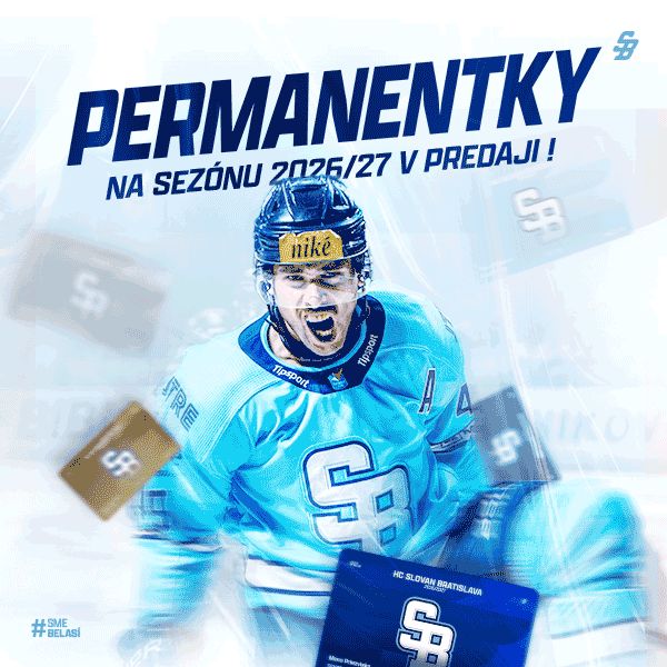 HC Slovan Bratislava permanentka 2026/2027