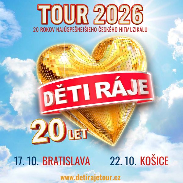 Děti ráje – halová tour 2026