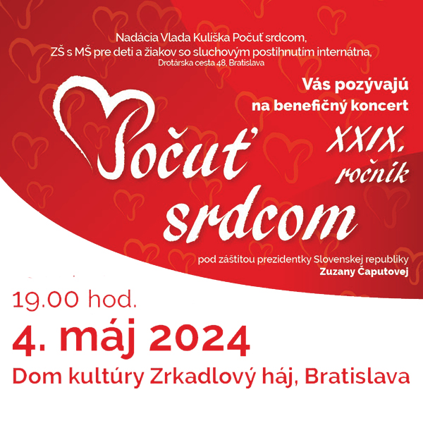 POČUŤ SRDCOM - BENEFIČNÝ KONCERT