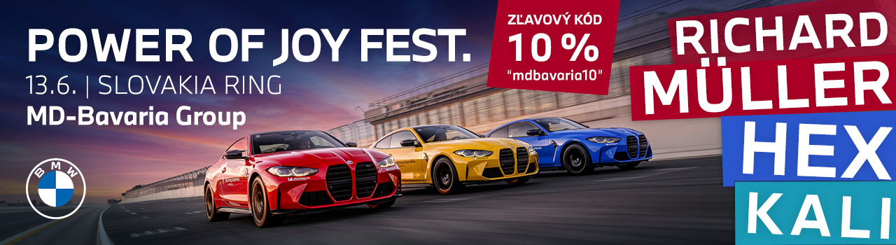 Power of Joy Fest - BMW festival plný radosti a skvelej hudby