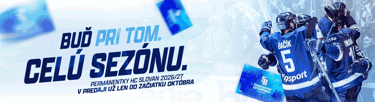 HC Slovan Bratislava permanentka 2026/2027