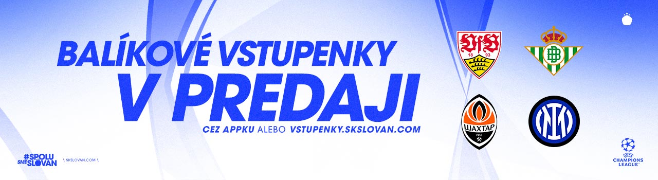 Balíček vstupeniek na Ligu majstrov 2026/2027