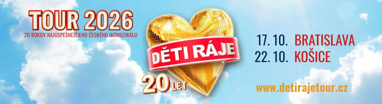 Děti ráje – halová tour 2026