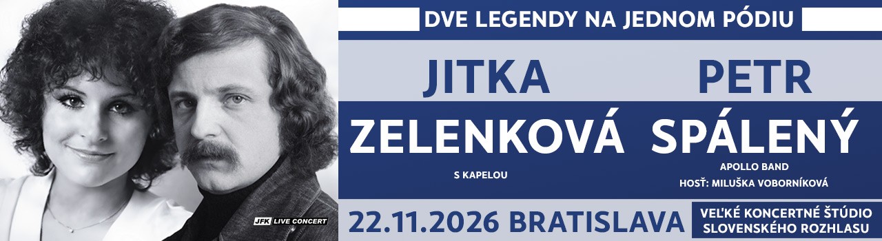 Dve Legendy na jednom pódiu: Jitka Zelenková a Petr Spálený