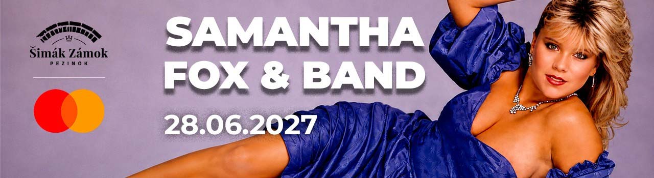 SAMANTHA FOX & Band na zámku 80´s