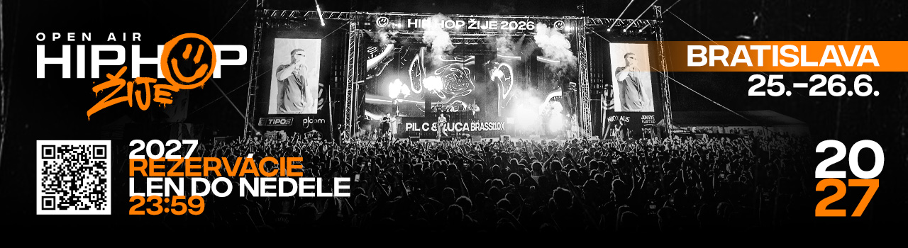 HIP HOP ŽIJE BRATISLAVA 2027